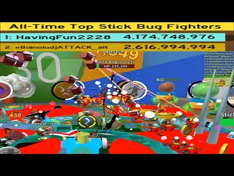 World Record 4.17B Score Stick Bug Challenge! | Bee Swarm Simulator