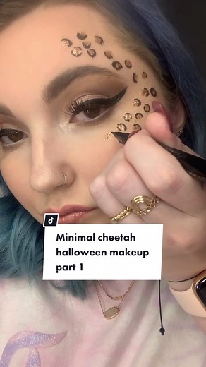 Minimal Cheetah Halloween Makeup Tutorial