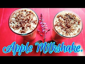 Apple Milkshake | Quick and Easy Milkshake recipe | Twins Kitchen World |