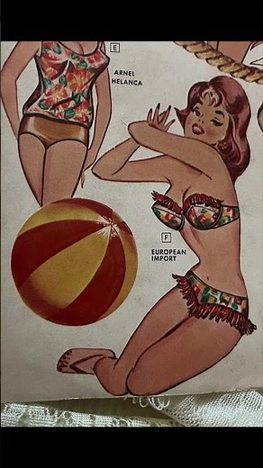 1964 Pool Party Fashions 🏖️👙#bikini #fashion #bikinis #summer #summerfashion #pool #vintage #1960s