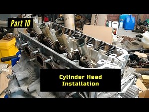 F23 Honda Accord Engine Rebuild Part 10: Cylinder Head Installation