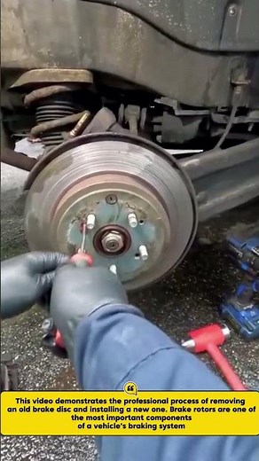 Complete Disc Brake Rotor Replacement Process | Professional Automotive Brake Service