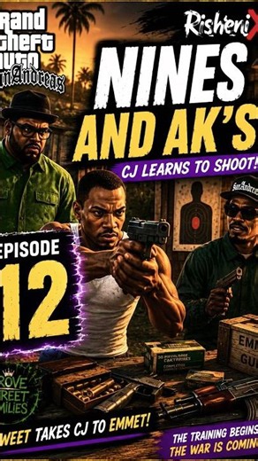 CJ Learns to Shoot! 🎯 | GTA San Andreas Story Recap Episode 12 #gtaworld #recap #summary #gtapc