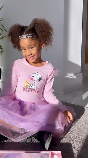 27 reactions | Happily ever after begins with the cutest Snoopy winter dress and a matching tiara  #snoopy #kidsfashion #winteradventures23 @clm_licensing | Character Group South Africa | Facebook