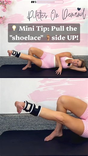 Pilates foot position in inner thigh leg lifts #formfix #feetform #footposition