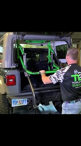 Everything else on the market makes hardtop removal complicated. Multiple steps. Extra tools. Extra people. Extra time. PowerPro changes that. One button. Your Jeep hardtop lifts effortlessly. No strain. No setup. No hassle. If you can push a button, you can take your top off. This is the easiest, fastest hardtop removal system ever made — and there’s nothing else like it. 💚 #TLPFAM | TopLift Pros