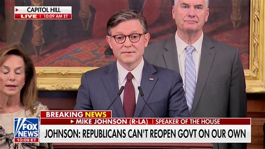 Now the largest labor unions are pleading with the Democrats to pass the House’s clean CR funding bill and END THE SHUTDOWN IMMEDIATELY. Their message is simple: Pay America’s workers. Reopen the government. Democrats are losing the working class. | Speaker Mike Johnson