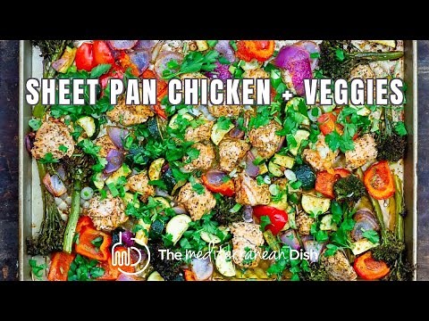 Easy and Healthy Sheet Pan Chicken and Veggies