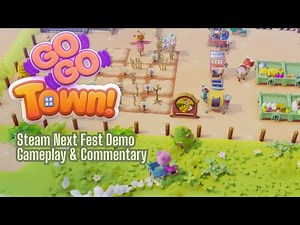 Let's Play Go-Go Town! | Create, Craft, and Customize Your Own Town in This Cozy Life Sim! | Demo