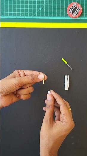 how to make spiderman webshooter , making spiderman launcher with pen