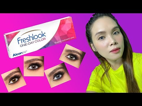 HOW TO WEAR COLORED CONTACT LENSES??..FRESHLOOK DAILY..!!!
