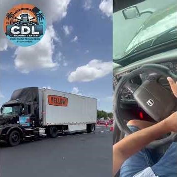 Exercise 4 – Reverse Offset Backing Outside and Inside View #cdlclips #cdltips #cdltest #cdlflorida