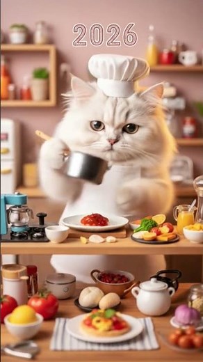 Happy NewYear 2026 Copy Cats #catshorts #cat #cats #cute #cutecat #catvideos #happynewyear2026