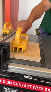 1.8K views · 16 reactions | Stop using your hands or wobbly push sticks.  The GRR-RIPPER 2GO gives you total control with 3-directional pressure—forward, downward, and inward. ✅ Prevents kickback ✅ Keeps your hands safe ✅ Delivers cleaner, more accurate cuts Smarter cuts start here.  https://www.homedepot.com/p/Microjig-GRR-RIPPER-2GO-3D-Pushblock-GR2-GO/324433484 | Microjig | Facebook