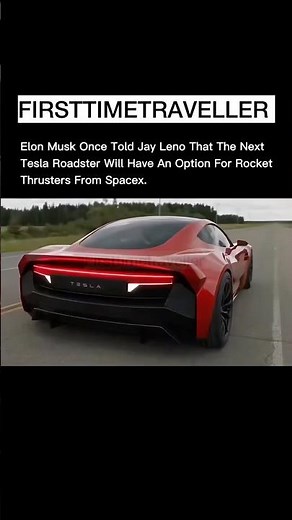 Tesla Roadster with rocket thrusters?Elon Musk actually said he was serious