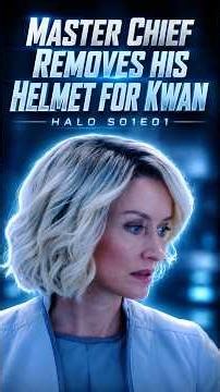Halo S01E01 | Master Chief Removes His Helmet for Kwan
