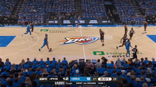 【高清完整版】今日太阳vs雷霆全场完整版集锦，布克23分6板2助，威廉姆斯22分7板6助，太阳0-1雷霆