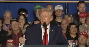 'You always have to weave a little bit': Trump struggles to excuse his nonsensical ramblings during rally in Pennsylvania
