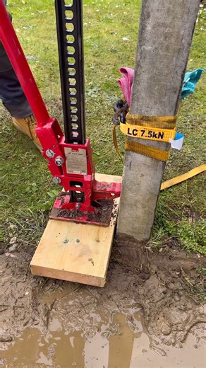 7.4K views | Cómo quitar un poste de cerca con un gato de granja | Martín Garduño El Líder de Tierra Caliente | Facebook