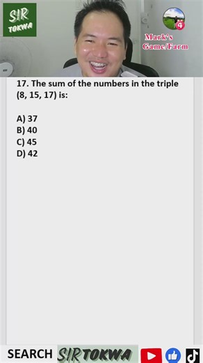 PYTHAGOREAN TRIPLES WITH SIR TOKW A#SIRTOKWA #MATH #PYTHAGOREAN #tiktoklive #livehighlights