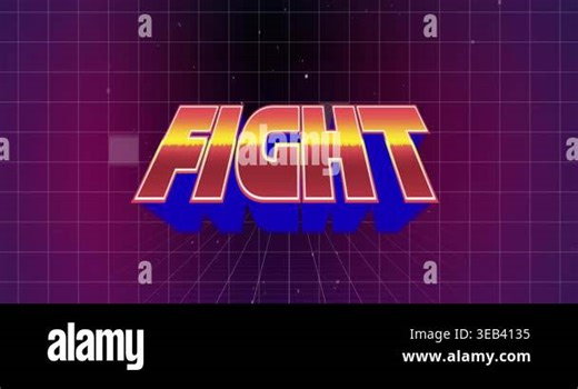 Digital animation of a Start sign zooming in the screen while background shows green square outlines moving upwards and the galaxy Stock Video Footage - Alamy
