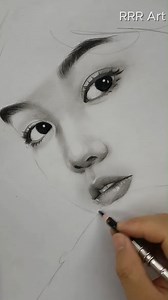 30K views · 992 reactions | Pencil Sketching Art #pencilsketch #pencildrawing | RRR Art | Facebook