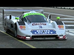 Jaguar XJR-16 IMSA GTP car Warmup/Race, 750hp V6!