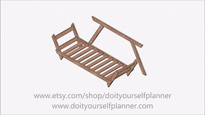 Modern Wooden Sofa Build Plan: Outdoor Couch (PDF) - Etsy