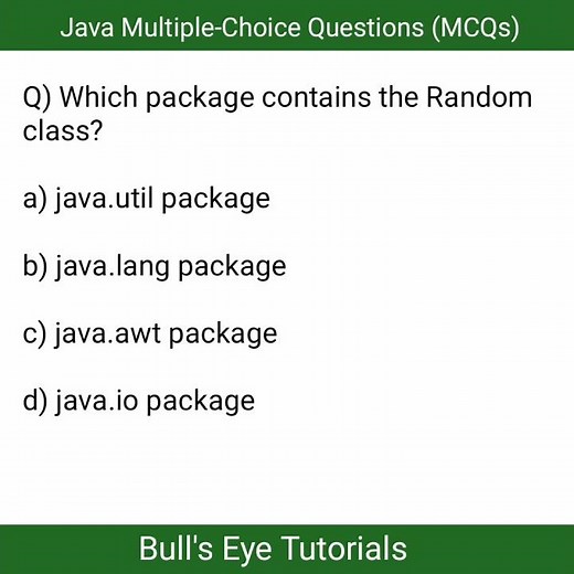 Java mcq questions and answers | Java Programming MCQ | Java Interview Questions | #shorts #java