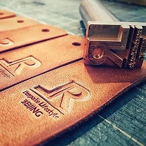 Custom Logo Leather Stamp,Stamped Leather Tool, Stamping Carving Tools, Leathercrafting Emboss