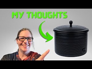 Garden Hose Holder Storage Pot with Lid Review