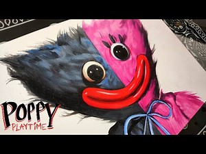 Drawing Huggy Wuggy VS Kissy Missy [ POPPY PLAYTIME ]