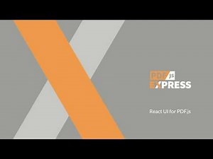 React User Interface for PDF.js