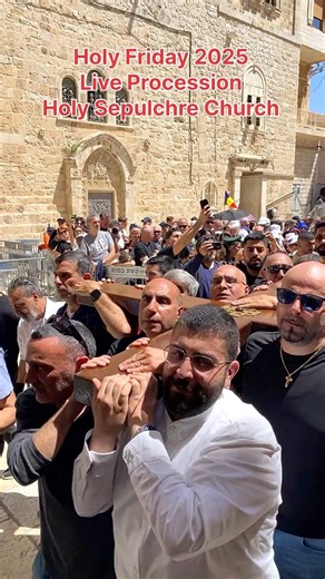 55K views · 2.5K reactions | Holy Friday Live procession 2025, Church of the Hoy Sepulchre Jerusalem | Visit Israel From Your Home | Facebook