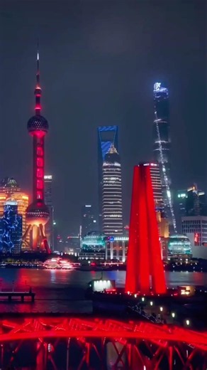 Shanghai 🇨🇳 #travel #usa #nightveiw #skytower #china