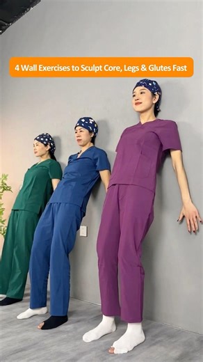 Do These Wall Workouts Every Day for a Slim Waist, Toned Legs and Strong Core