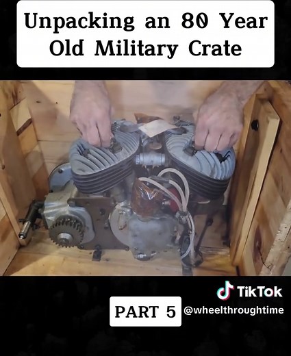 Unpacking an 80 Year Old Military Crate