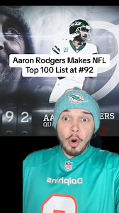 Aaron Rodgers Makes NFL Top 100 List at 92… #nfl #nfltrending #nflviral #trending #nflfootball #top100 | Tyler Tarabocchia