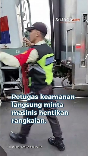 Perangkai KA Majapahit Lepas, Disetop Railfans