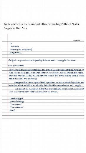 How to write a formal letter?📝 #shorts