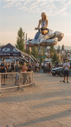 New Drone Bike Demonstrated at the 2025 Drone Expo. #dronebike #hoverbike #robotics #futuretech