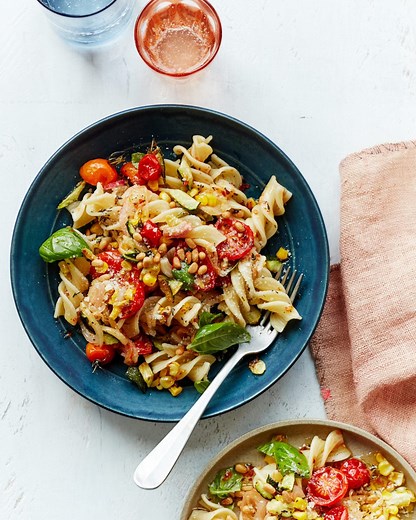 Best Pasta Primavera Recipe with Roasted Summer Vegetables