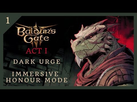 Dragonborn Lore & Character Creation | Immersive Honour Mode | BG 3 | EP1