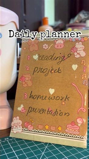 Easy daily planner| back to school crafts| diy