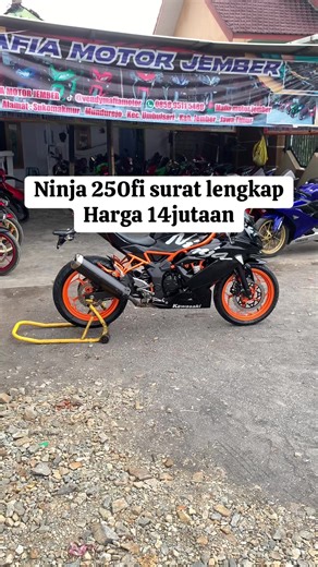 Jual Ninja 250fi Tahun 2014 Surat Lengkap - Harga 14 Jutaan