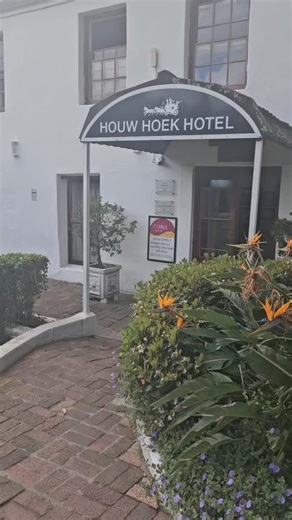 Escape to the mountains. ⛰️ The view from Houw Hoek Hotel is the perfect backdrop for your next getaway. Old-world charm meets natural beauty. #HouwHoekhotel #escape #Overberg | Houw Hoek Hotel
