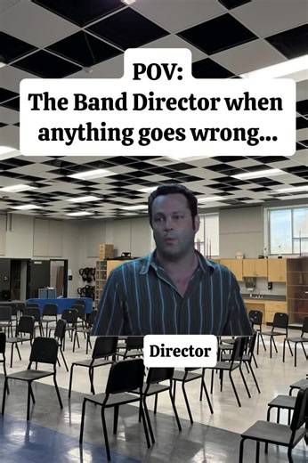 I mean, someone’s gotta take the blame… 😂 #banddirector #band #percussion #notmyfault #MemeCut