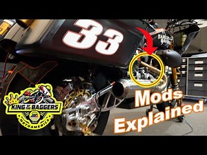 Modifications Explained-Harley King Of The Baggers Race Motorcycle