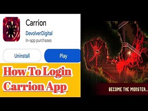 Carrion App How To Login Carrion App