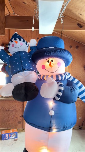 Inflatable Christmas Snowman: A Gemmy Prototype